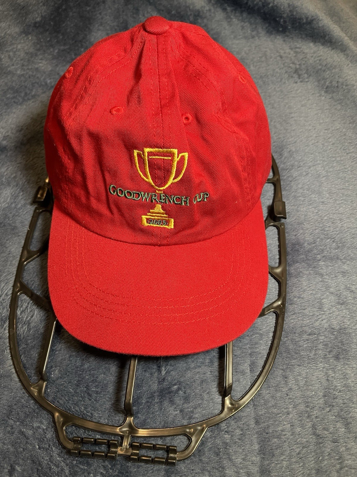 Vintage Goodrich Cup 2005 Adjustable Strap Hat Callaway Golf Red 100% Cotton