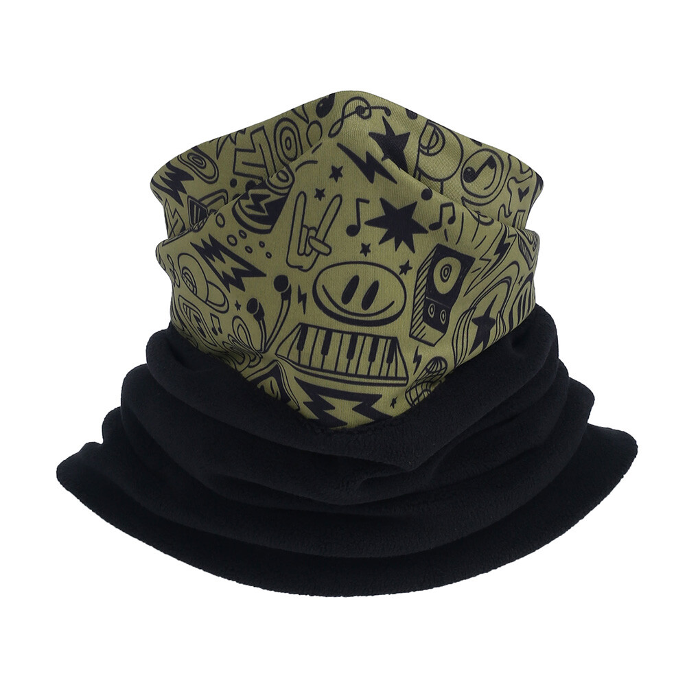 Winter Fleece Neck Warmer Mens Ski Mask Face Warmer Neck Gaiter Neck Scarf