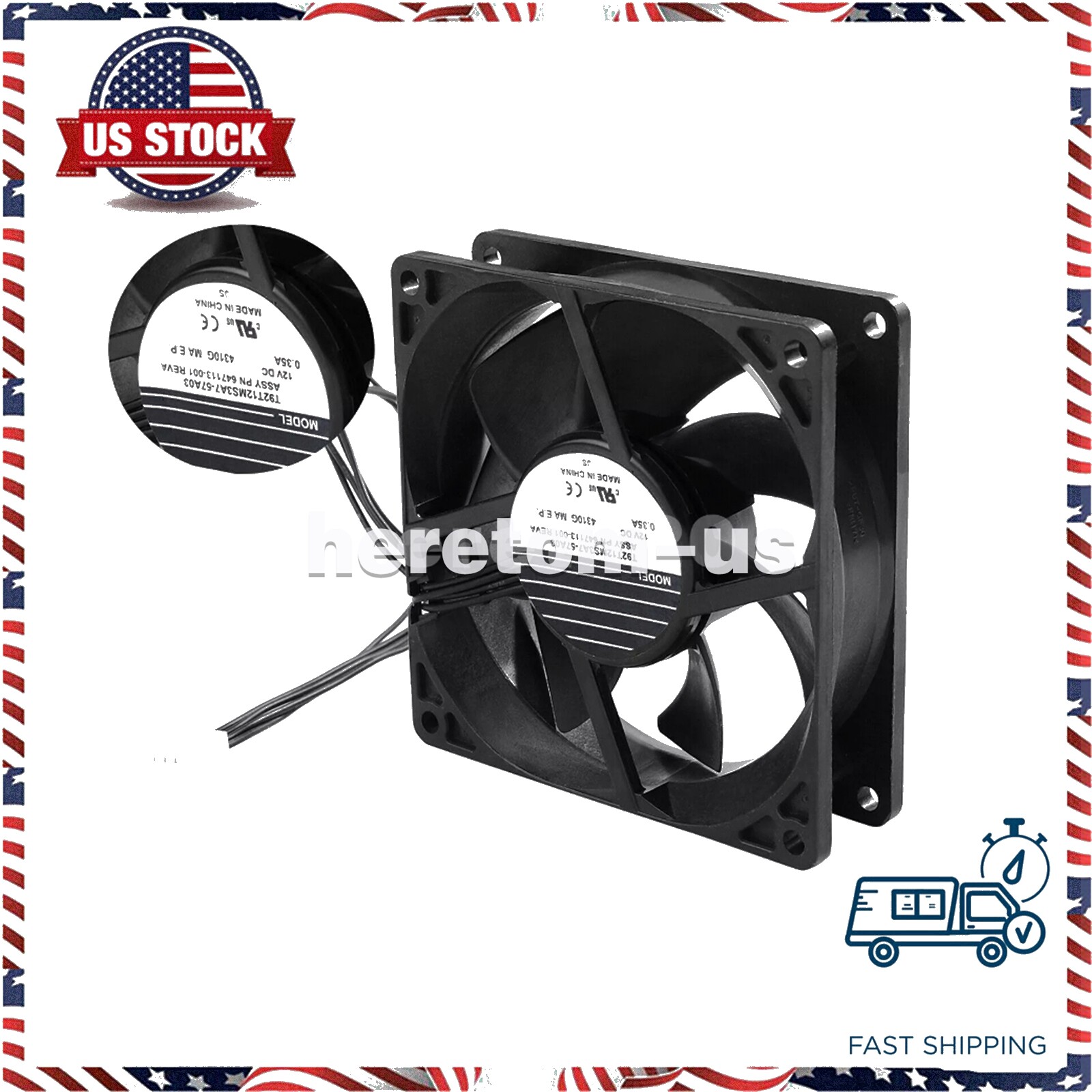 Cooling Fan 647113-001 For HP Z840 Z820 WORKSTATION 749598-001 782506-001