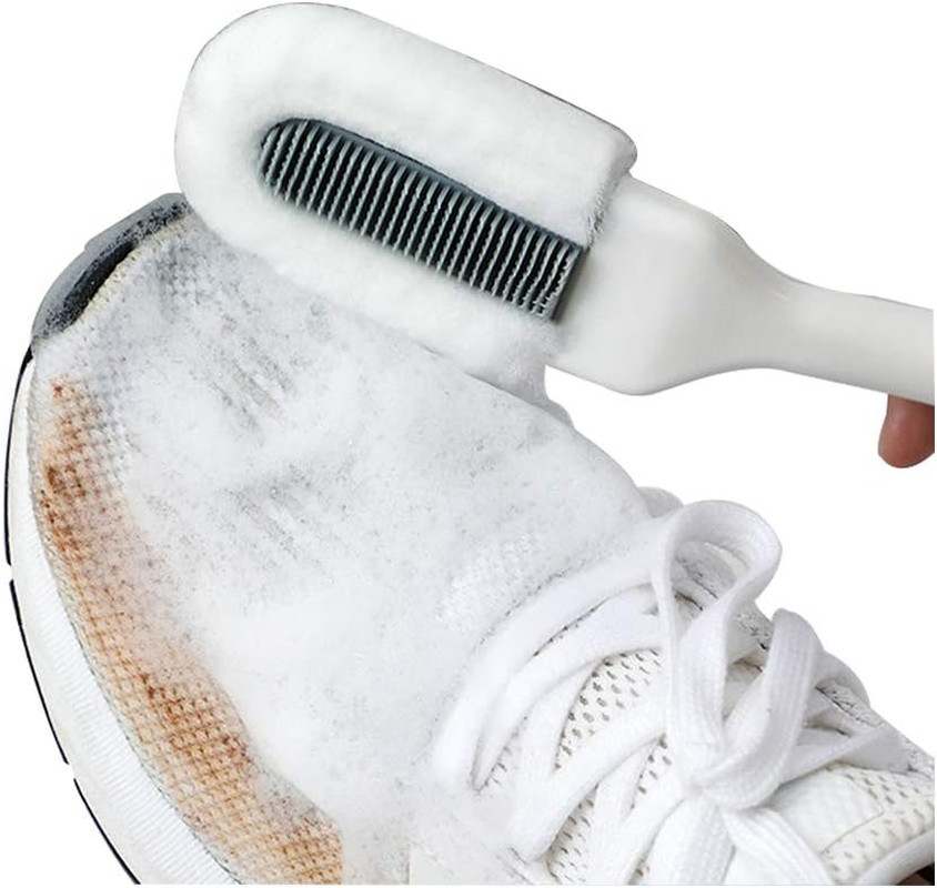 Andiker Professional Cleaning Shoe Brush, Multifunctional Long Handle Shoe Brush
