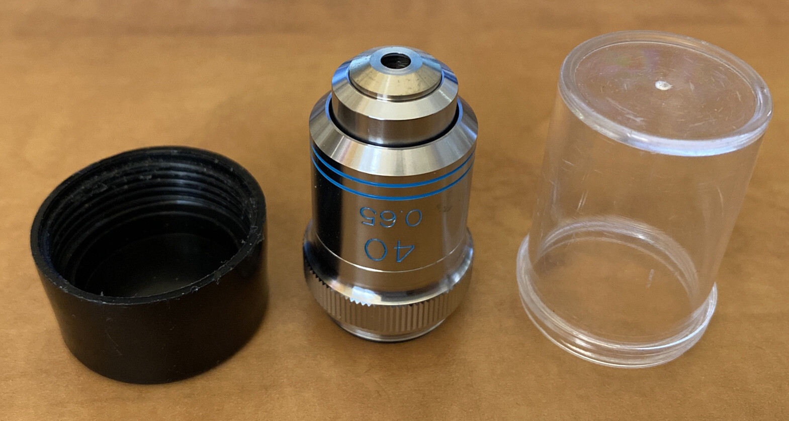 Edmund 40x / 0.65 NA microscope objective RMS thread