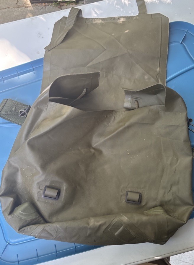 Dutch Army Waterproof Dry Bag Field Pack NSN 8465-17-052-7046 Military