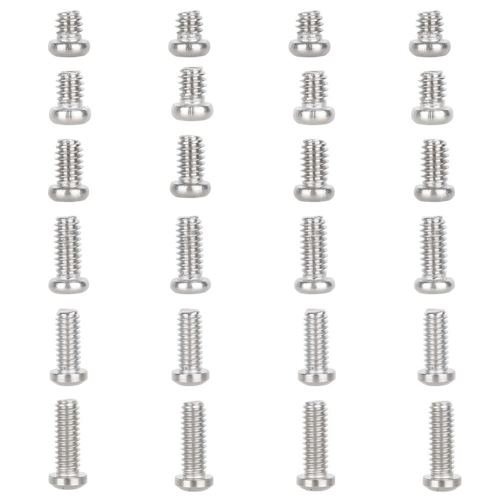 24Pcs CAMVATE 1/4"-20 Mounting Screw Set 6.4/8/10/14/15/18MM Thread f Camera Acc