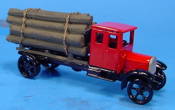 HO/HOn3 1/87 1926 WHITE LOG TRUCK KIT WITH LOAD WISEMAN MODEL SERVICES OT5055