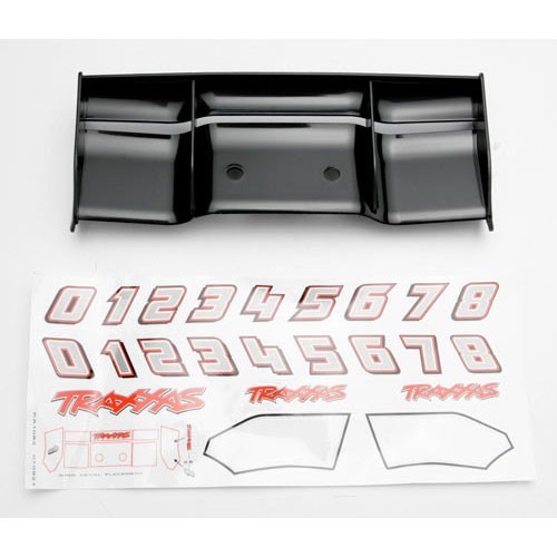 Traxxas 5446 Revo 3.3 Wing Set Rear Body Spoiler (Black)