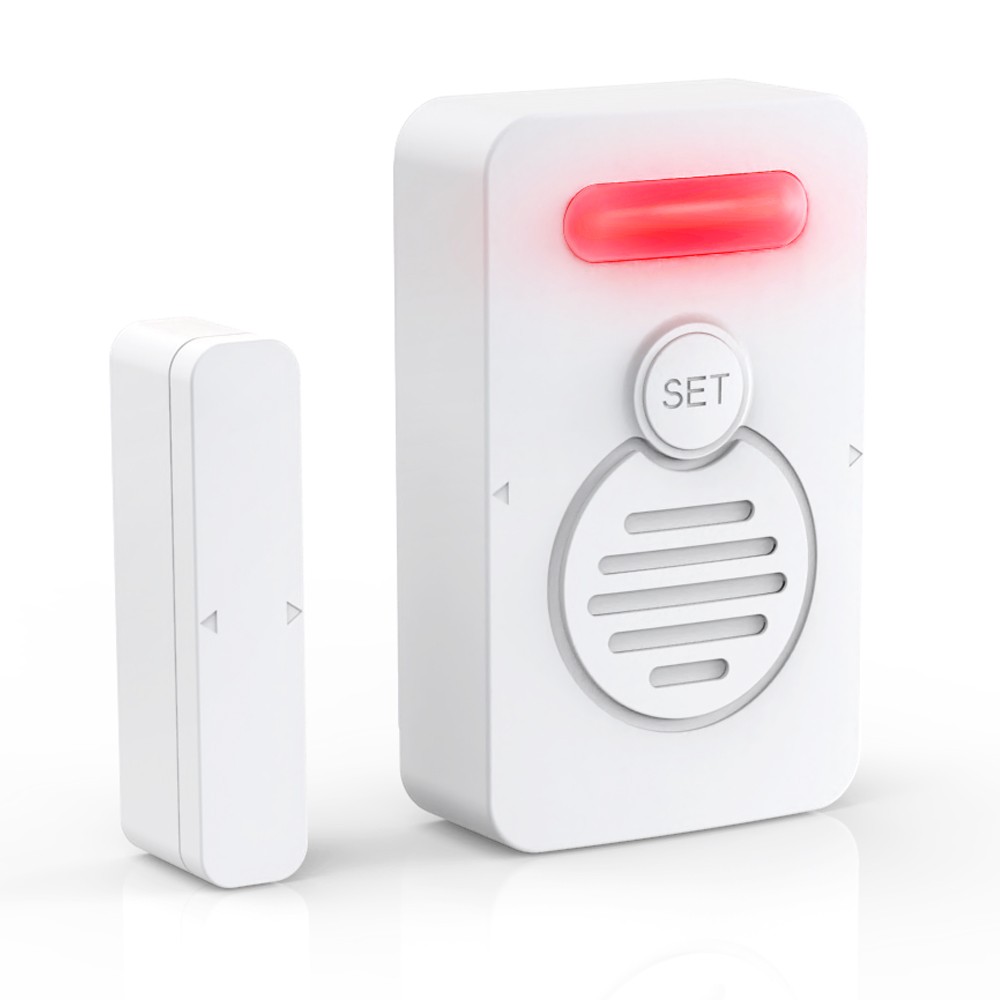Refrigerator Alarm Wireless Doorbell Sensor 3-Level Volume Voice Window Alert ×4