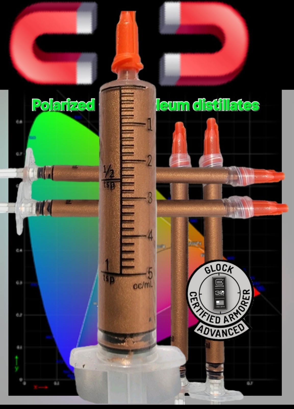 Copper Colored inky pudding fits GLOCK super 5ml sized Factory Lubricant