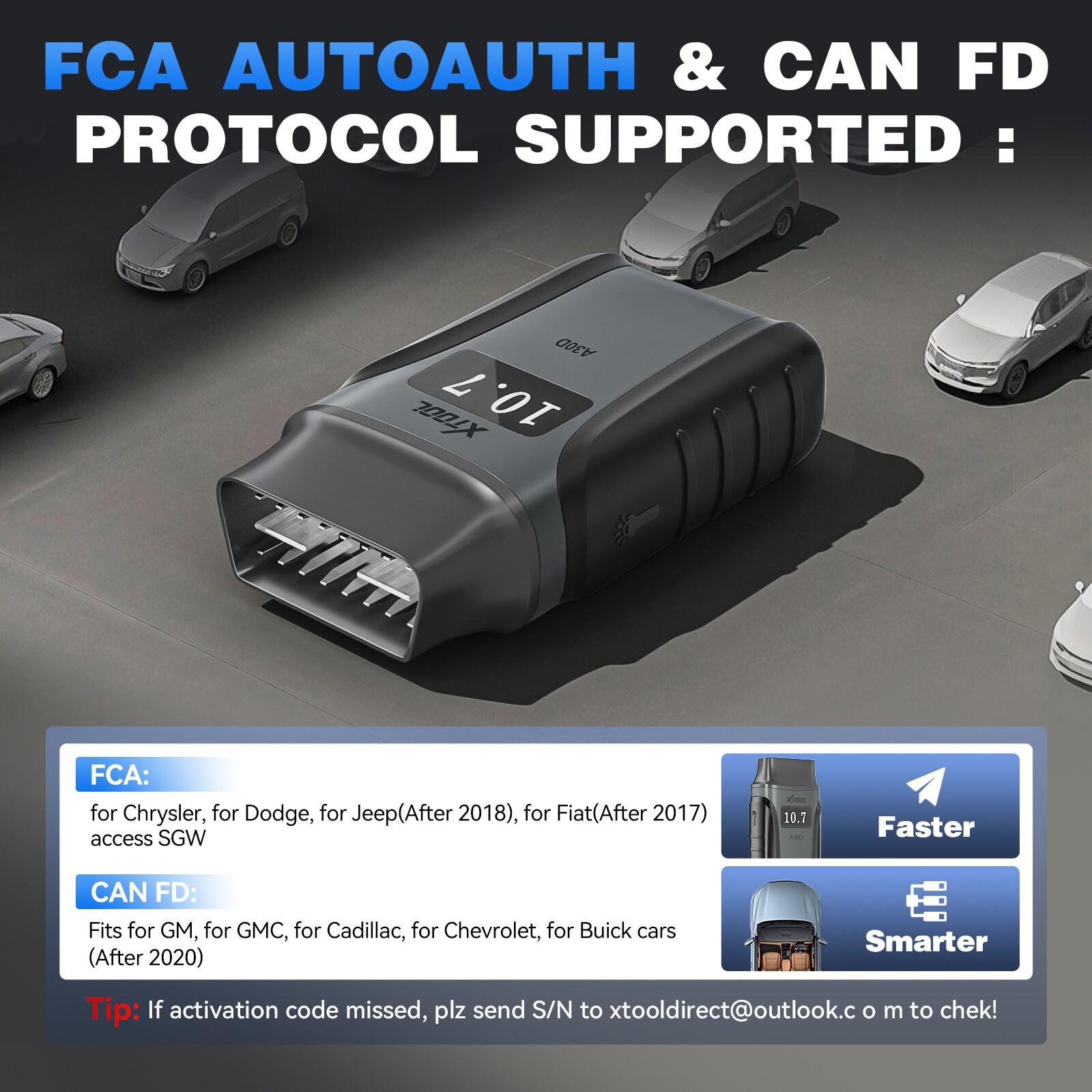 2026 XTOOL A30D V2.0 Bluetooth OBD2 Scanner Full System Diagnostic FCA Autoauth