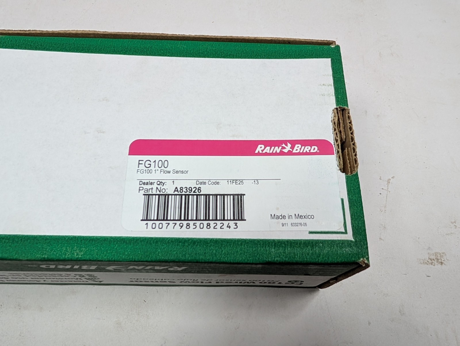 Rain Bird FG100 1 Inch Wired Plastic Flow Sensor with NPT Threaded A83926