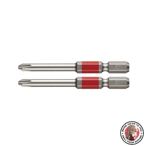 Vessel 40V Compatible Single End GoSai Screwdriver Bit +2 x 65mm 2 Pieces