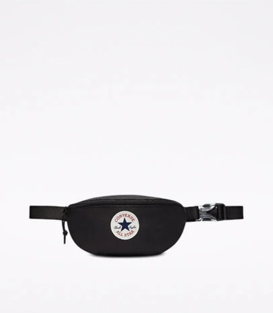 Converse Chuck Taylor Patch Sling Fanny Pack Unisex One Size Zip Pocket Black