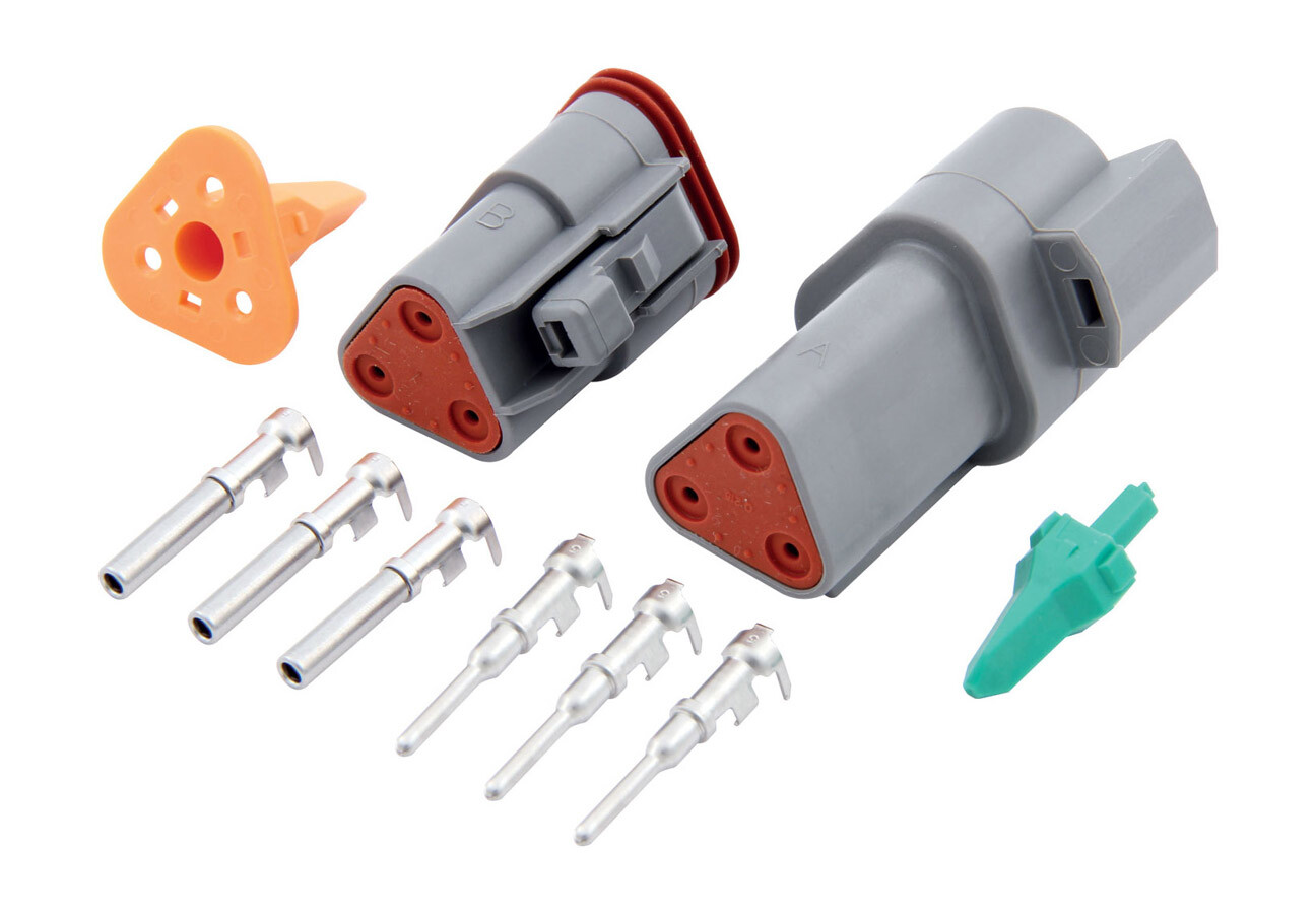 QUICKCAR 71-332 Deutsch Connector - 3-Pin