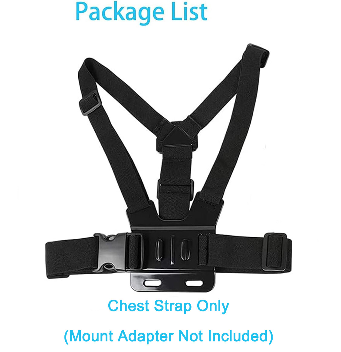Chest Harness Body Strap Mount Accessories Adjustable for iPhone GoPro Android