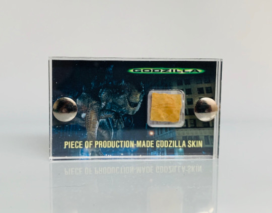 Movie Prop Godzilla Production Used Costume piece mini display Scifi with COA.