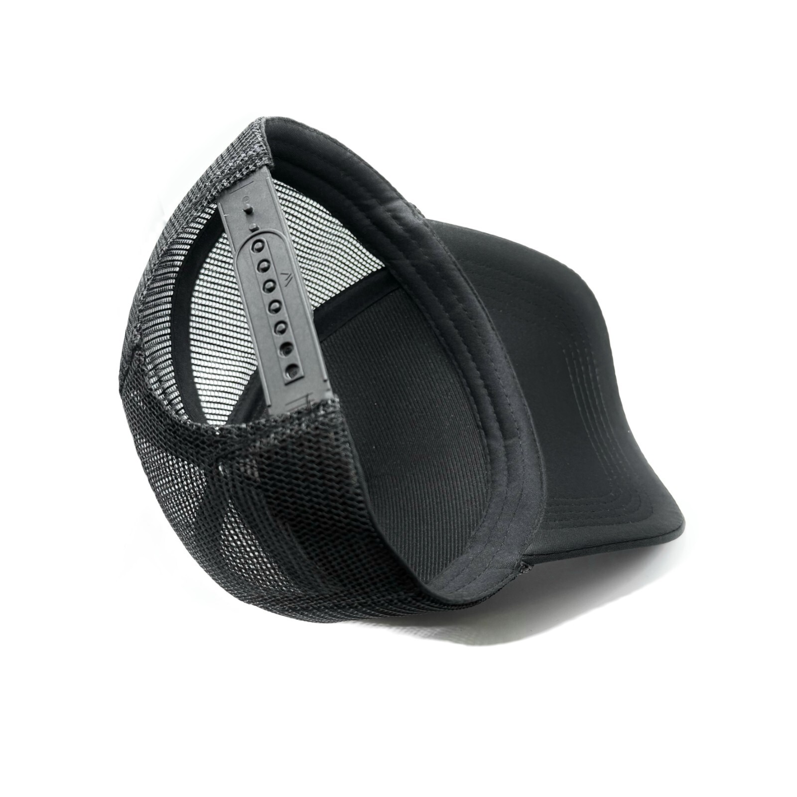 Bipolar Mesh Trucker SnapBack (Black)