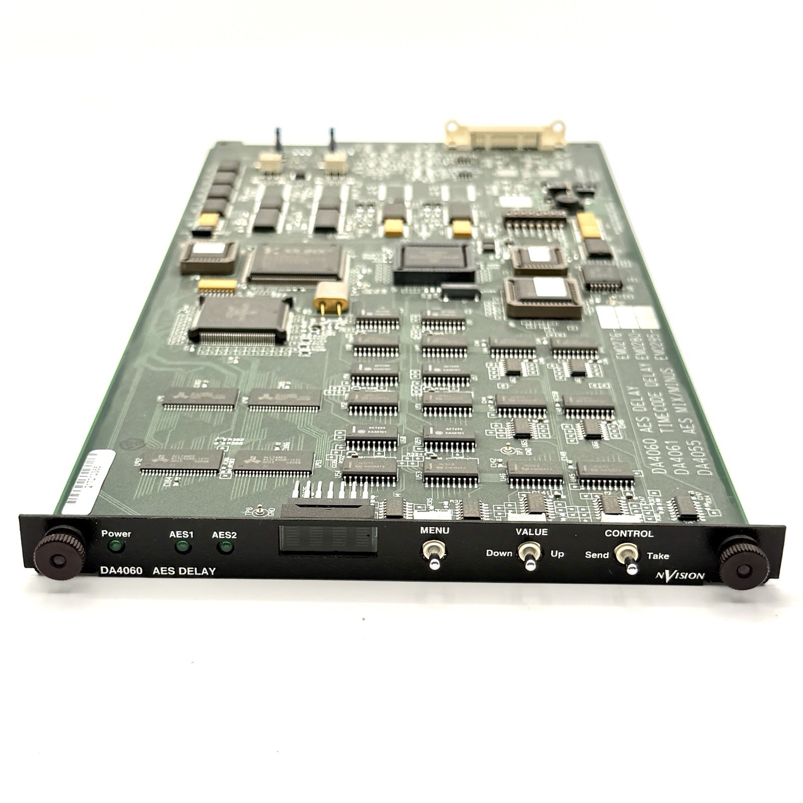 NVision DA4060 AES Delay Timecode Delay Board PCB EM0276 EM0280 EM0295 PC0346-01