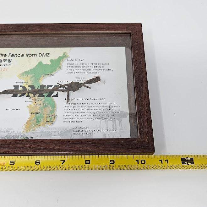 Vtg The Wire Fence From DMZ 50th Anniversary Limited Edition Korean War Souvenir