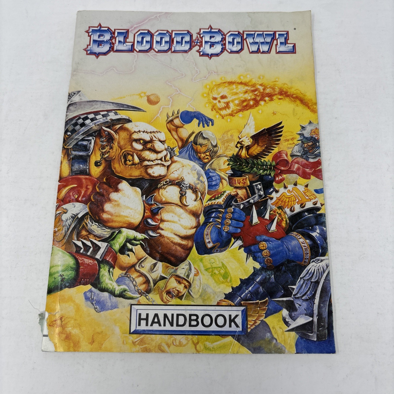 GW Blood Bowl Handbook 2nd Ed VG+  RPG Games Workshop 0281