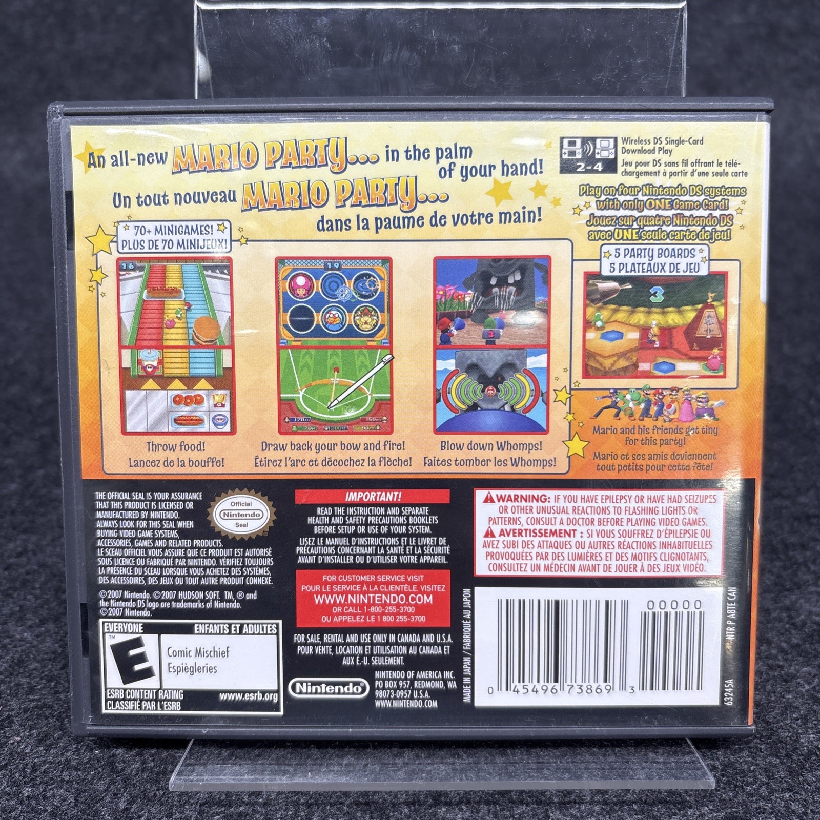 5 DS Mario Games Case And Manual ONLY Bundle - Authentic Great Condition