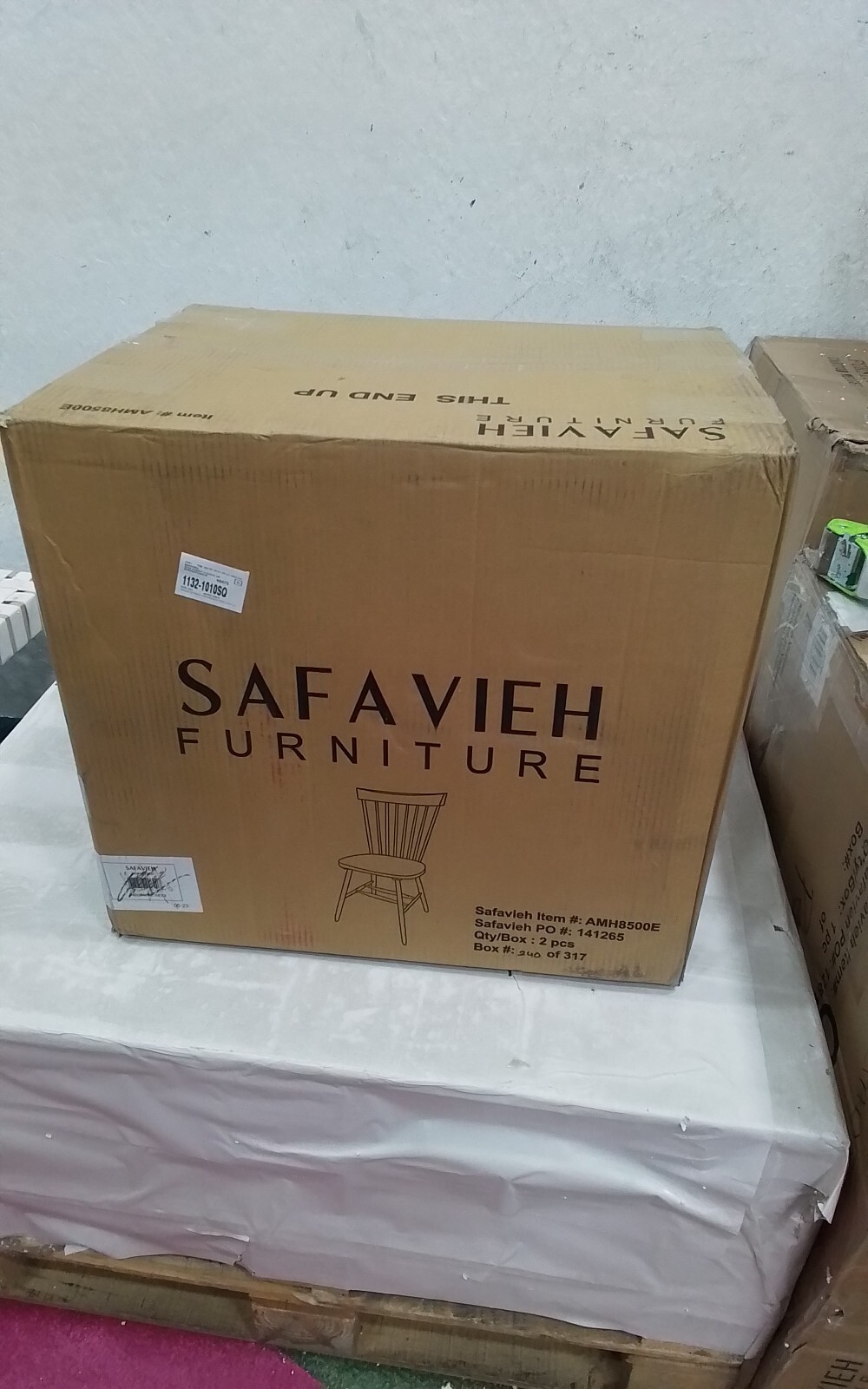 Safavieh PARKER SPINDEL SIDE CHAIR, Reduced Price 2172736445 AMH8500E
