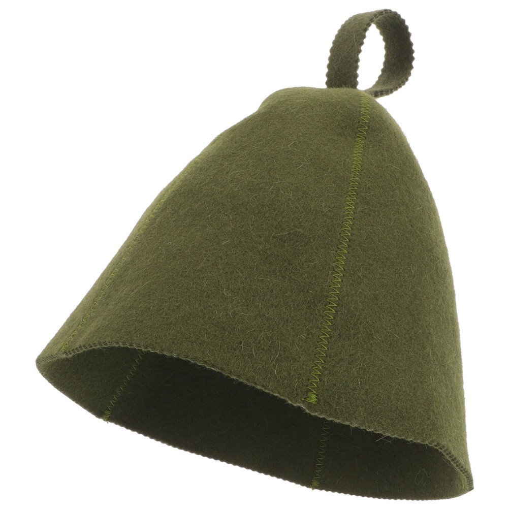 Sauna Hat for Men Women Soft Wool Bathing Cap Quick Drying Shower Accessories