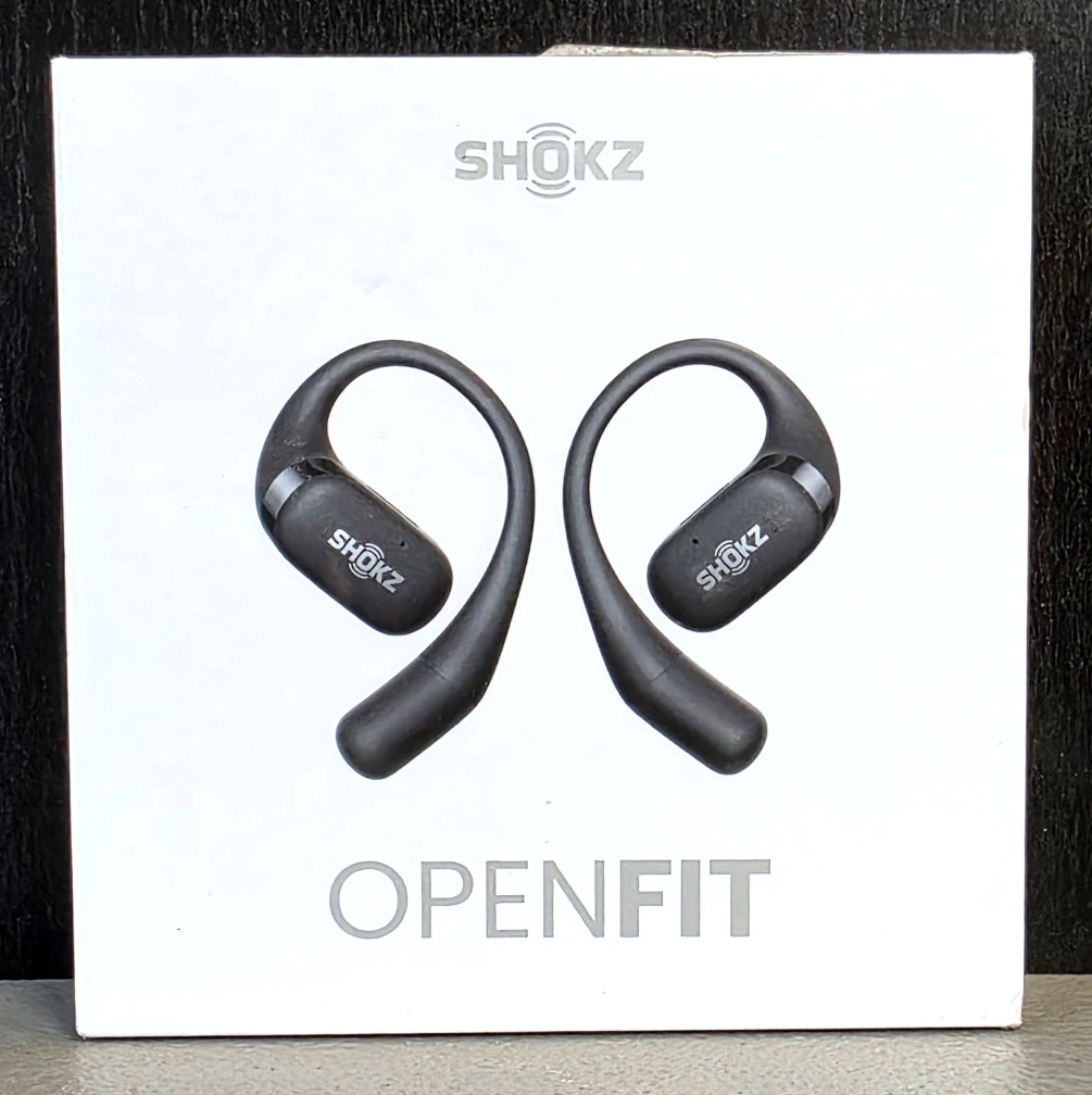 Shokz OpenFit Open-Ear Bluetooth True Wireless Earbuds - Black - New & Sealed