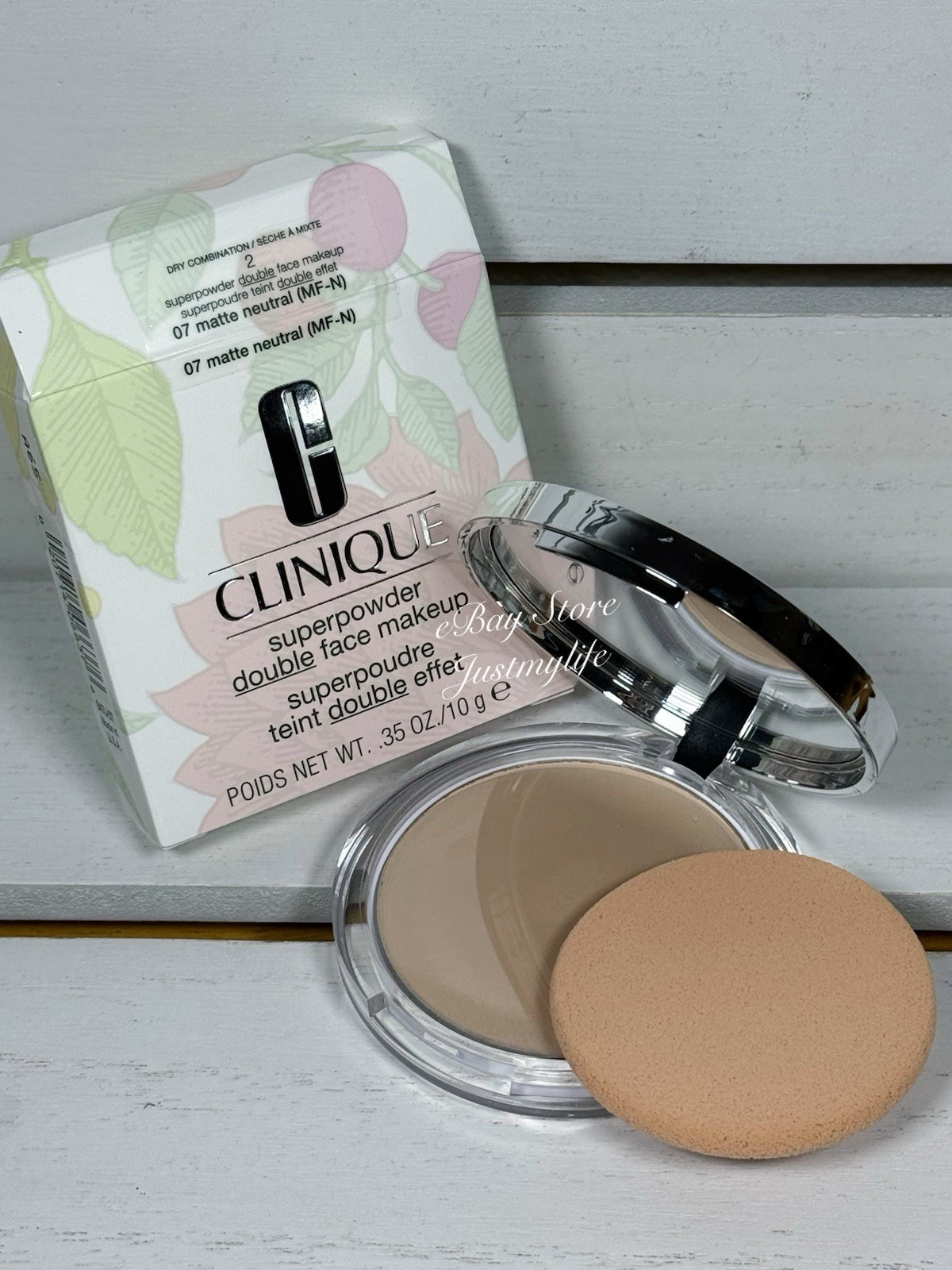 ~07 Matte Neutral~ Clinique Superpowder Double Face Makeup, Full Size,New in Box