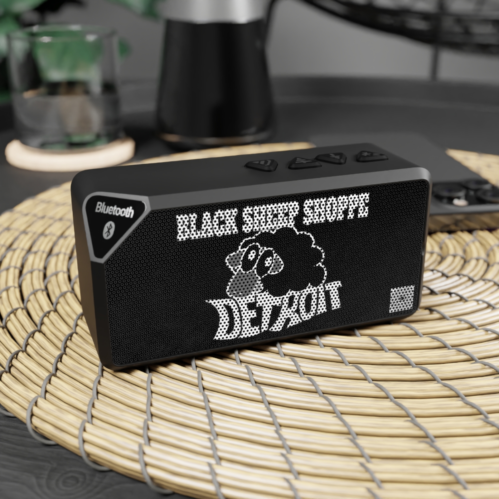 Black Sheep Shoppe Detroit Bluetooth Speaker