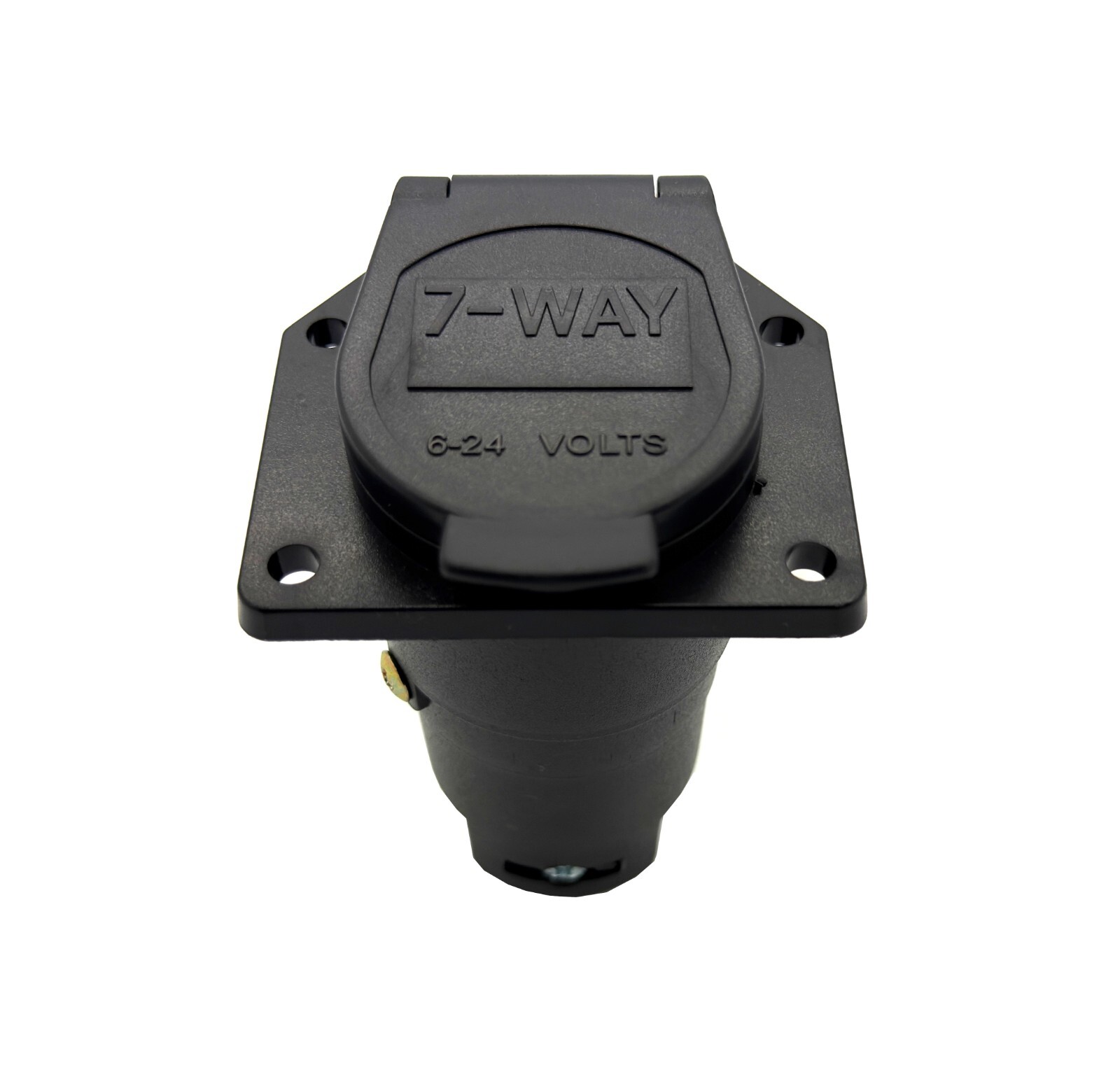 7 WAY Round Trailer Connector Female RV Light Plug Connector 7 Poles