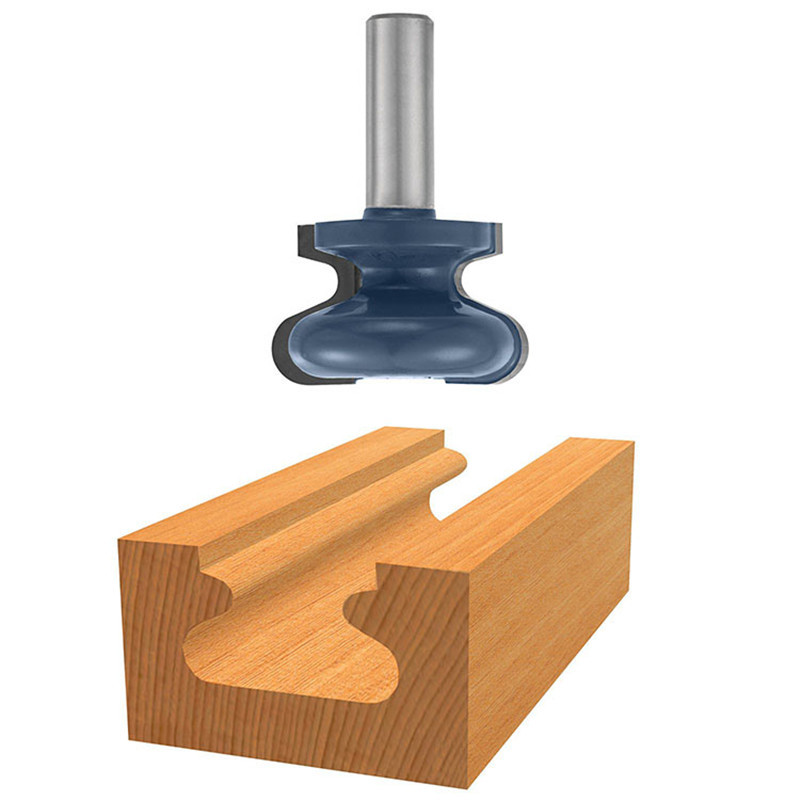 1Pcs 1-1/4" Diameter Grade Double Finger Router Bit - 1/2" Shank