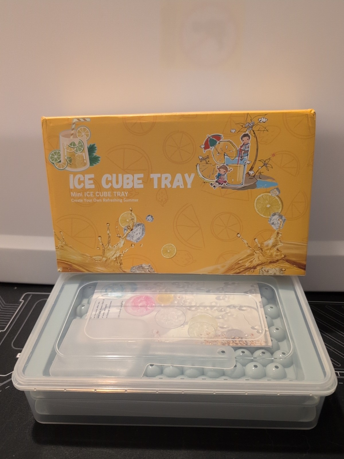 Mini Ice Cube Tray (2 Trays) New In Open Box