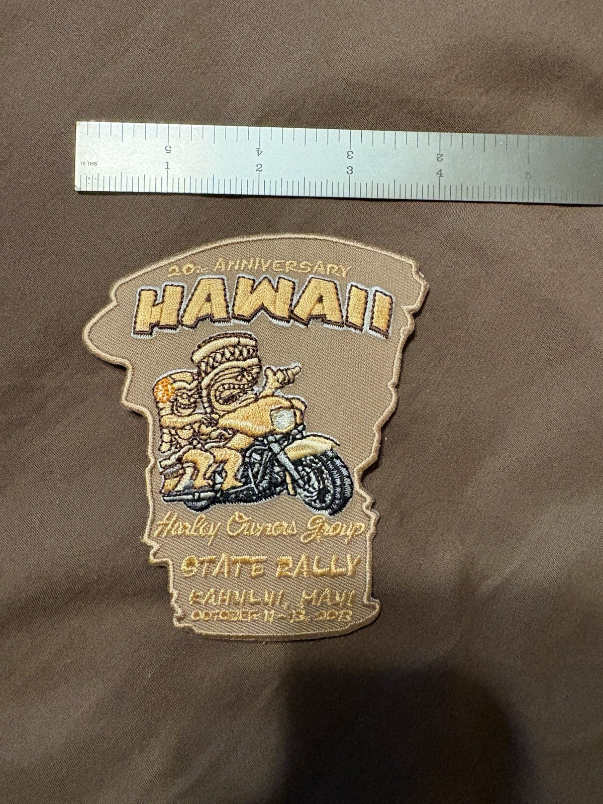 NEW Harley Davidson Owners Group State Rally Hawaii 2013 Patch