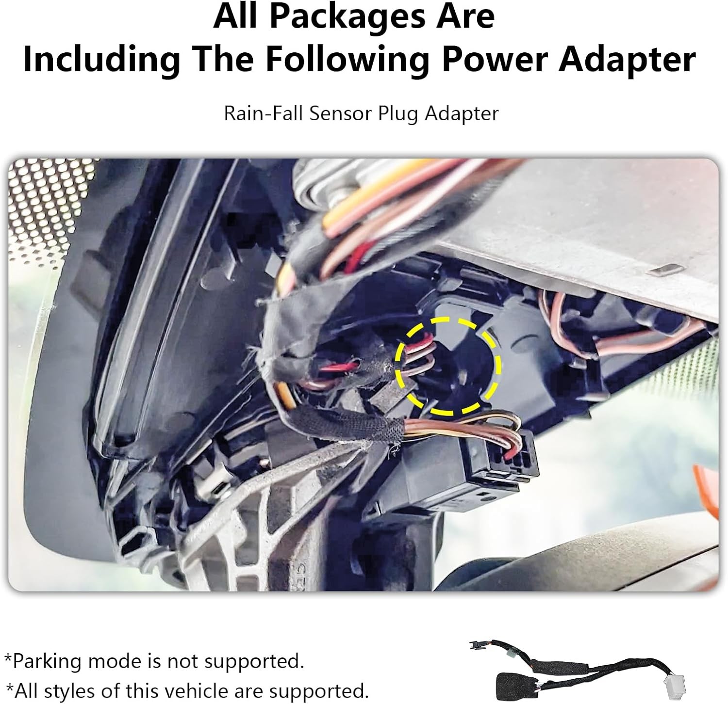 Front 4K/Rear 1080p Dash Cam for VW Passat B8 2015-2024 App WiFi Loop Recording