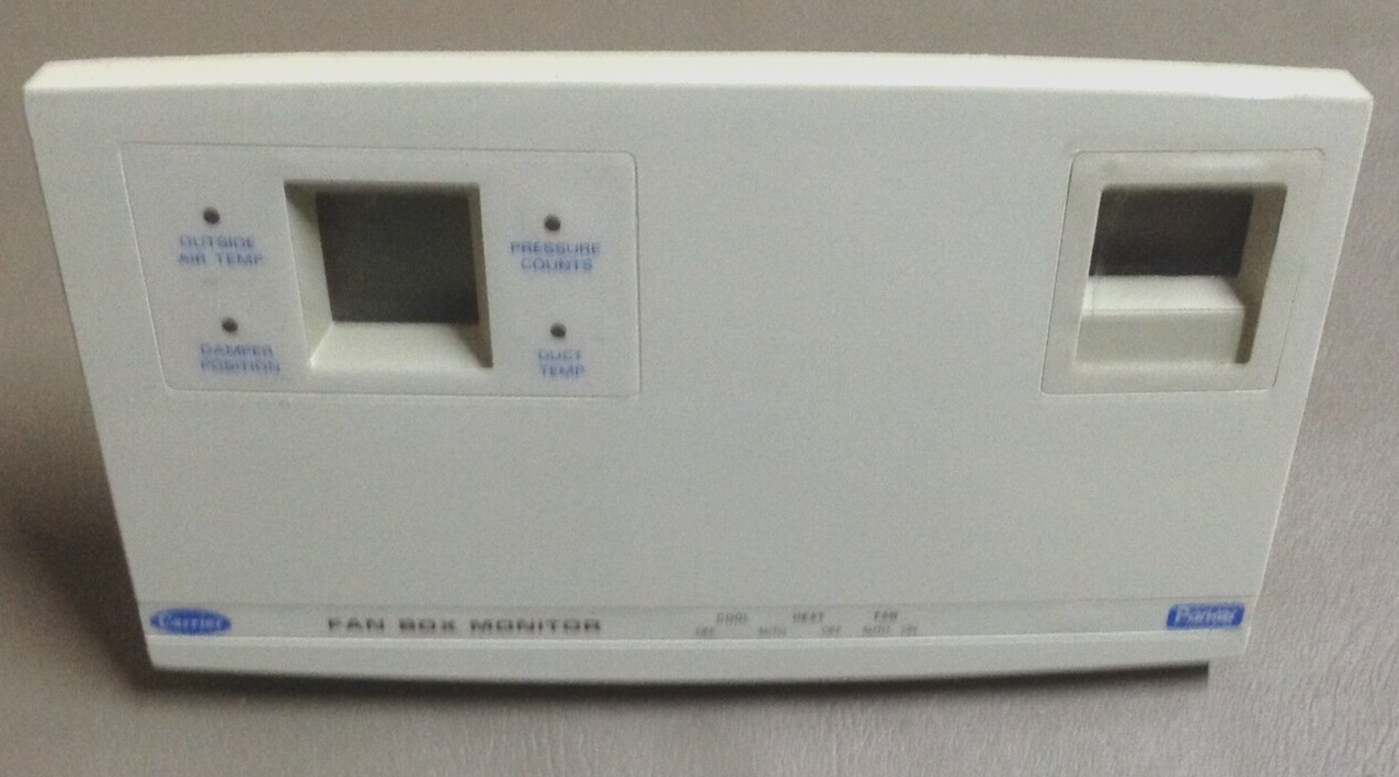 CARRIER PARKER FBMT FAN BOX MONITOR THERMOSTAT FOR VVT, VAVVT, & ELECTRONIC VAV