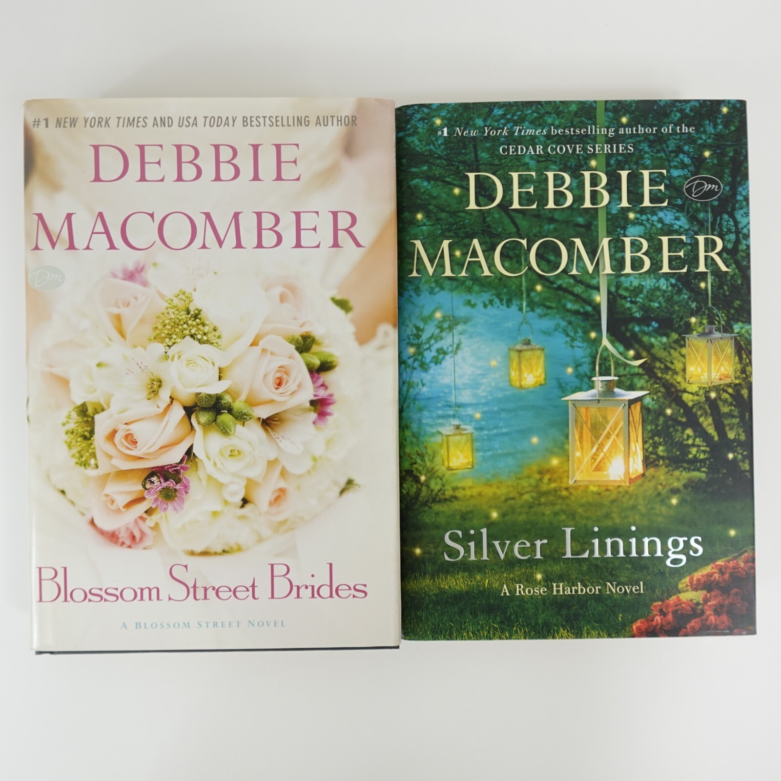Debbie Macomber Blossom Street Brides & Silver Linings Hardcover Books Lot of 2
