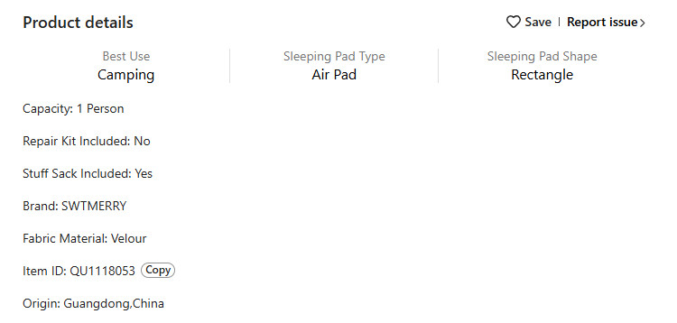 Folding Cot PAD for Sleeping Extra Thick, Soft Comfortable Velvet Camping PAD