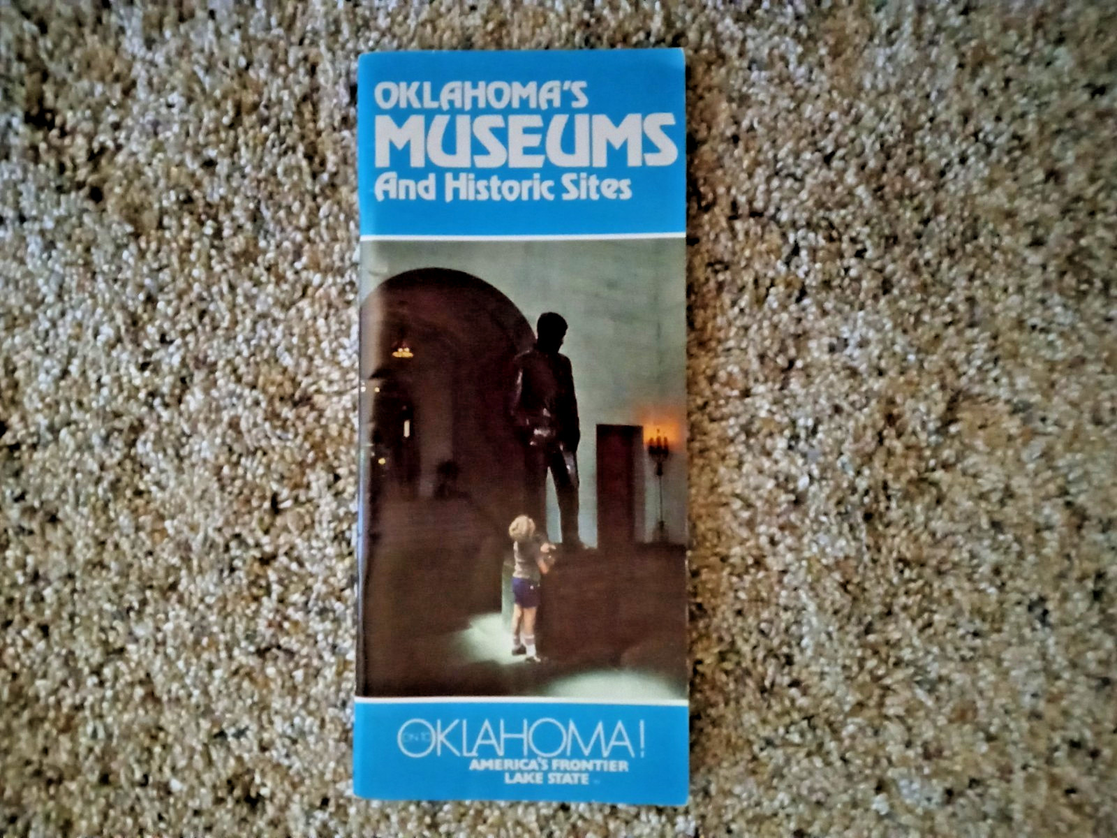 Oklahoma Museums & Historic Sites Brochure Official Travel State Vintage