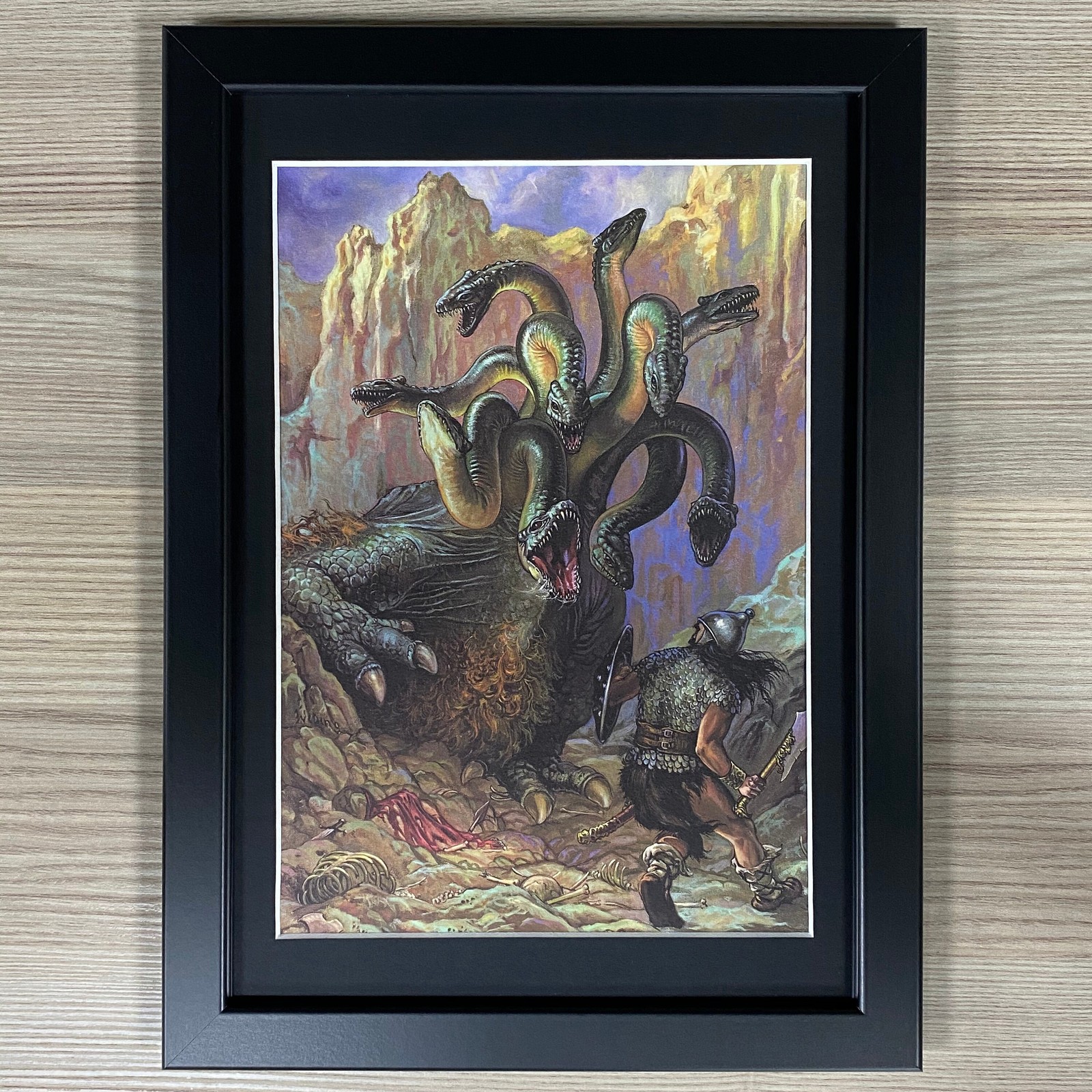 DUNGEONS & DRAGONS FRAMED ART GARY GYGAX D&D TSR RPG ROLEPLAYING GAME