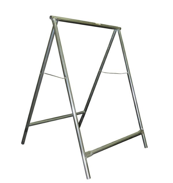 Folding Table Horse Legs Saw Table Legs with Zinc Coating 2 Piece Set