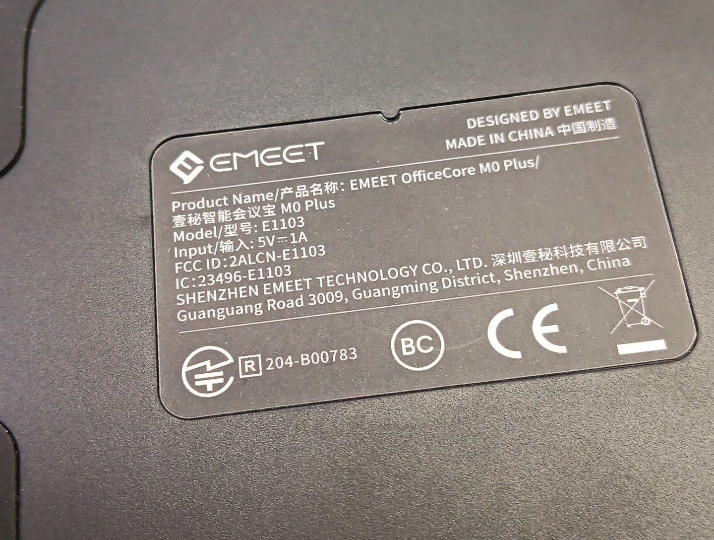 EMEET Speakerphone Office Core M0 Plus Bluetooth Conference Speaker (bn)