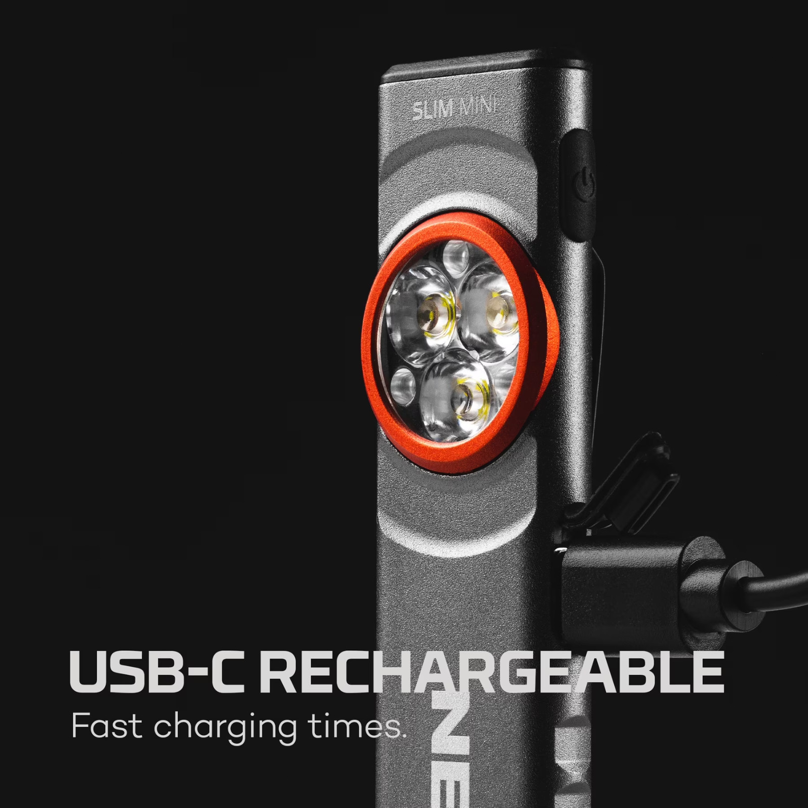 NEBO Slim Mini 250 Lumen LED Rechargeable Compact Pocket Flashlight