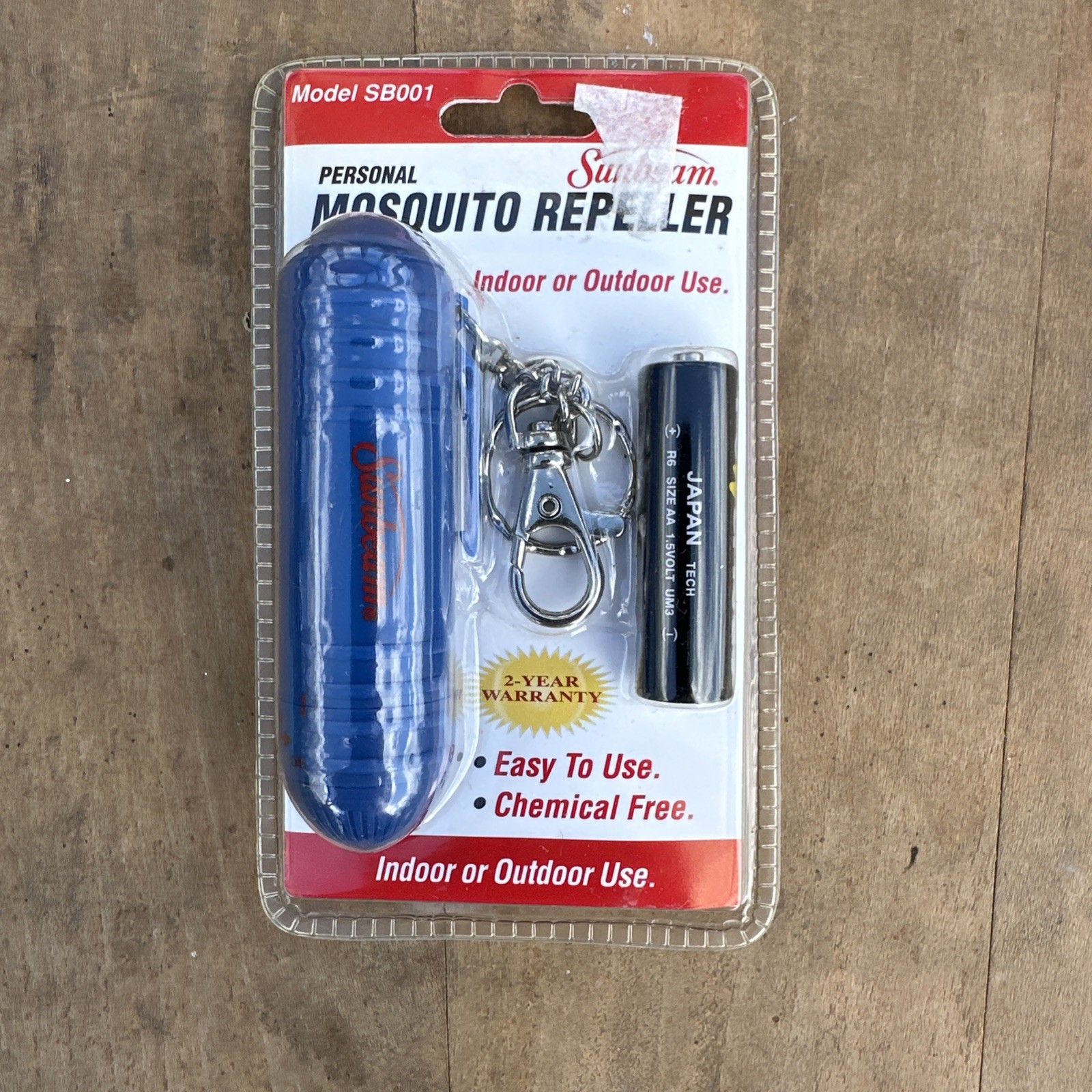 2002 Sunbeam Personal Mosquito Repeller Sealed In Original Package Model SB001