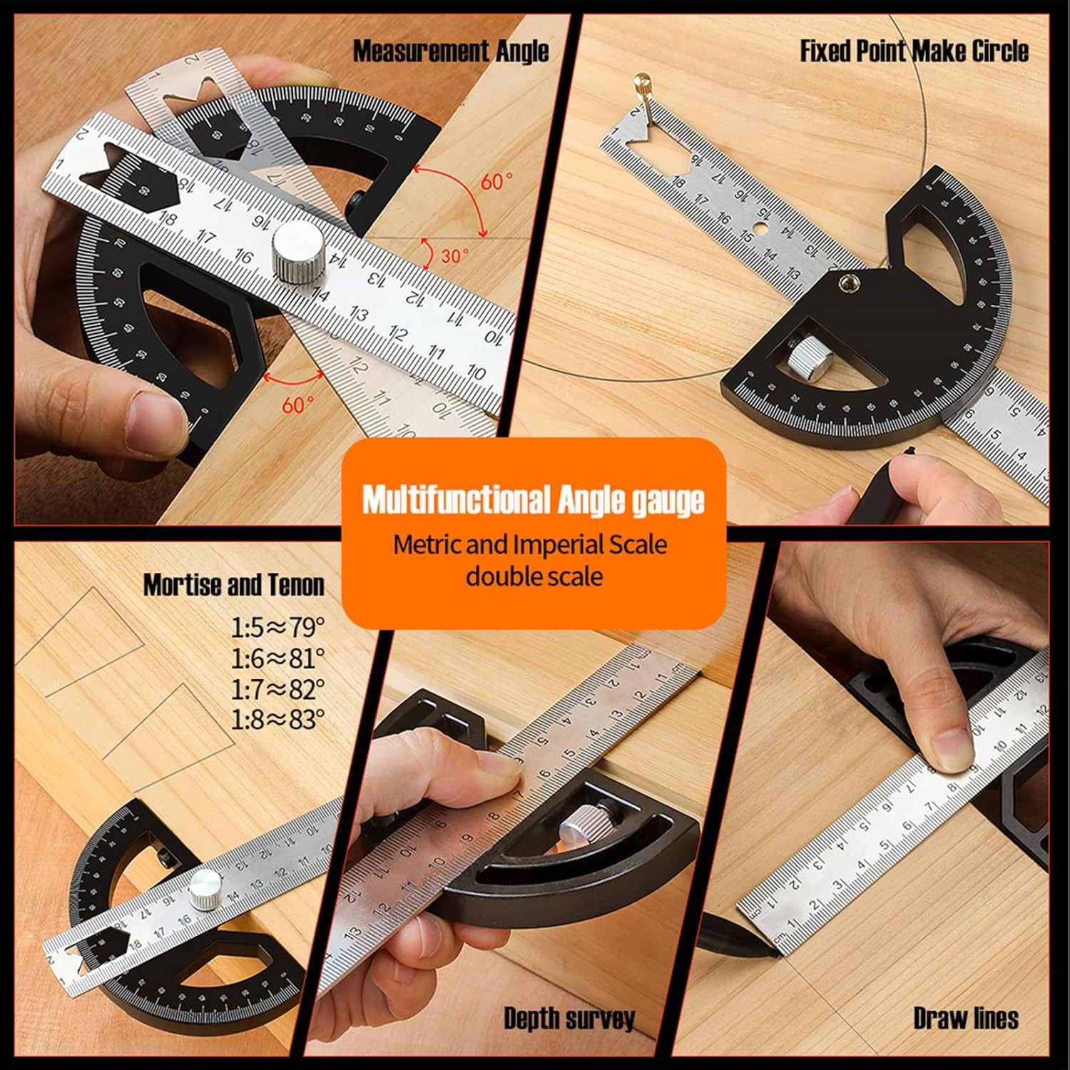 Protractors Angle Ruler Angle Finder Ruler Machinist Protractor Angle Measuring