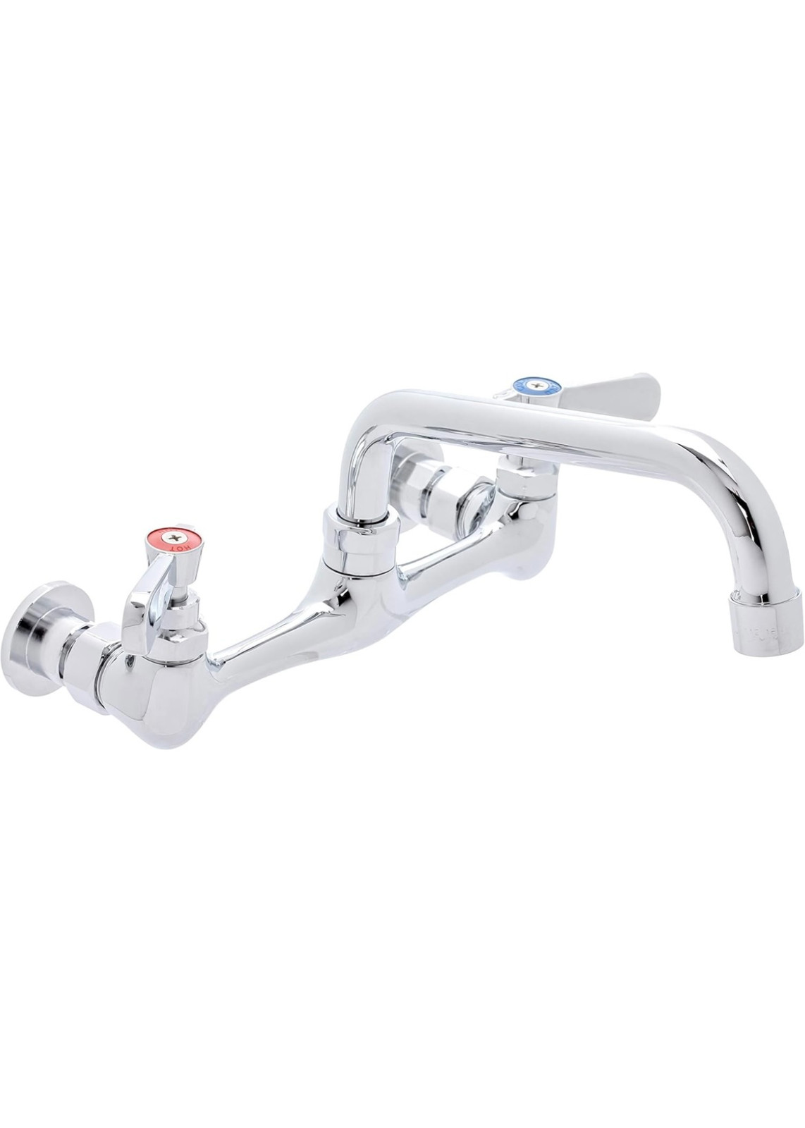 DuraSteel Commercial Sink Faucet - NSF No Lead 8” Center Commercial Wall Mount