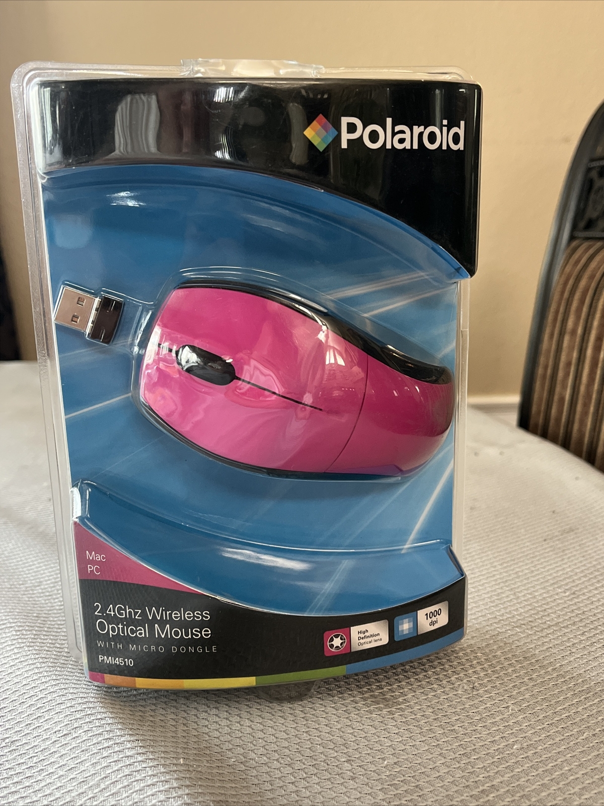 Polaroid 2.4Ghz Wireless Optical Mouse Brand New Seal