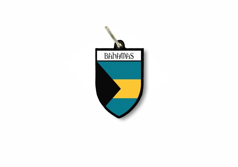 Keychain keys flag collection city coat of arms Bahamas