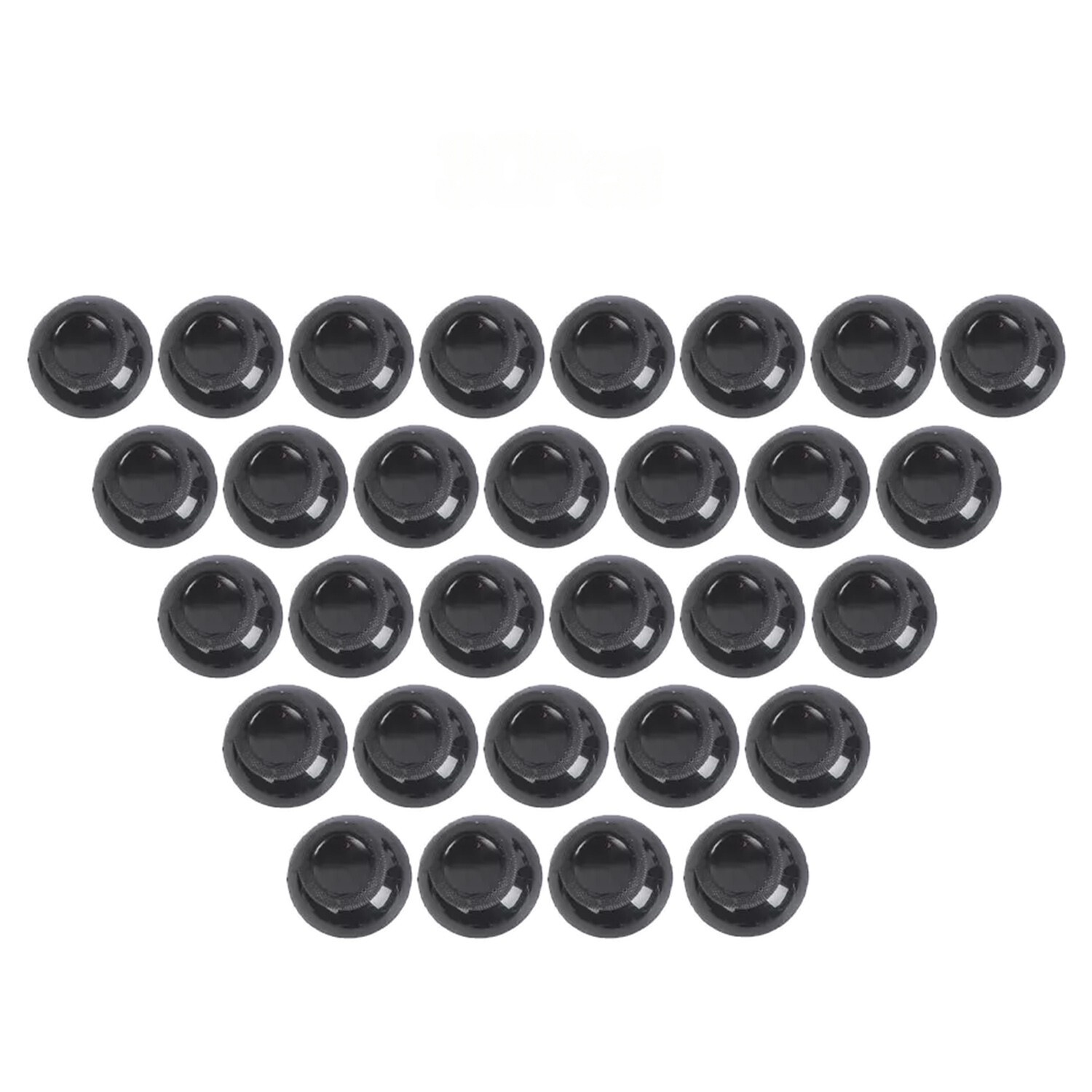 New 30Pcs Thumbsticks Analog Sticks Rocker Cap For Xbox one Controller Black