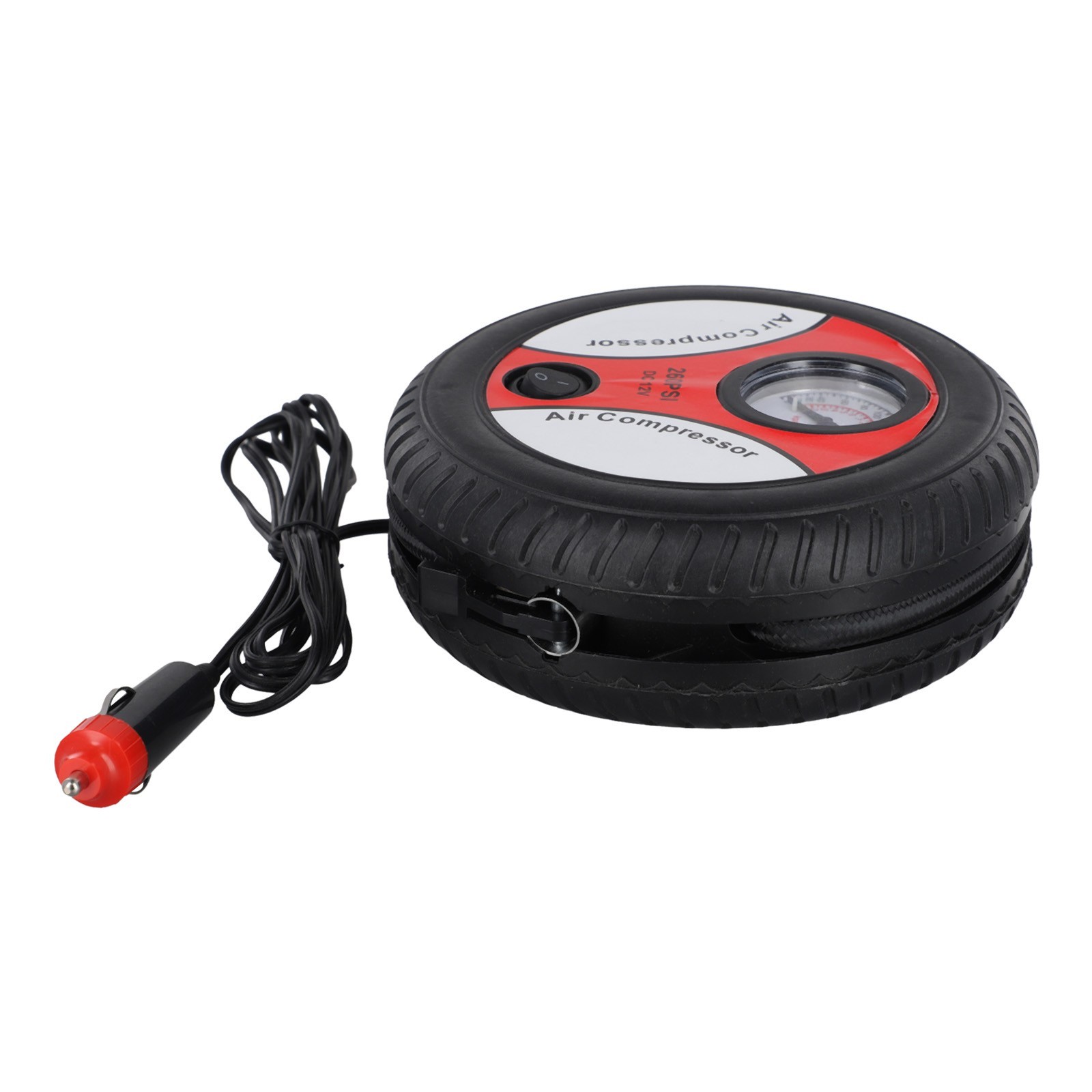 Suitable for Car Tires 12V Portable Air Compressor Wheel Inflator Pump