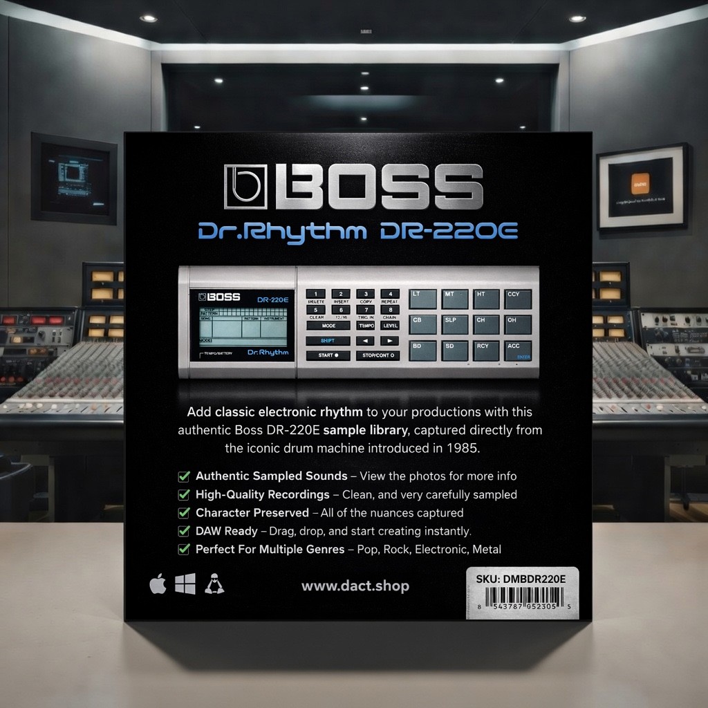 Boss DR-220E Drum Machine Sample Library