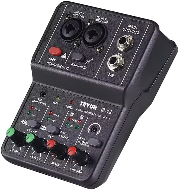 USB Audio Interface for PC,Interface for Recording Music Computer Recording A...